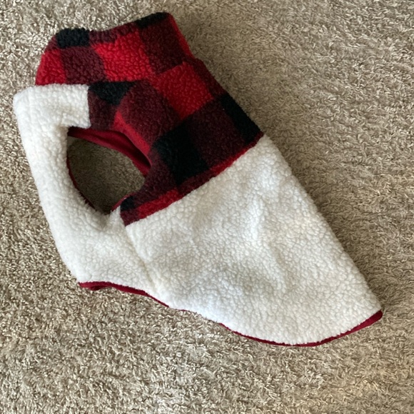 Frisco Buffalo Plaid Sherpa Dog Coat Size L - Picture 1 of 6
